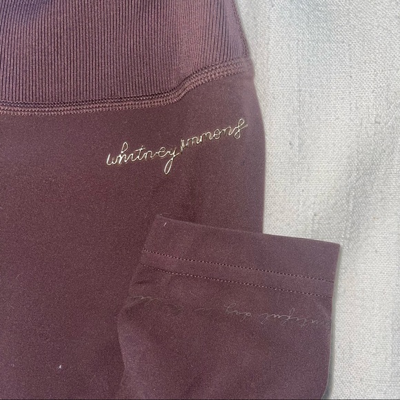 Gymshark x Whitney Simmons Cherry Chocolate Leggings - Picture 3 of 6